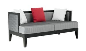 Border sofa, Solid wood sofa, square style, for studios