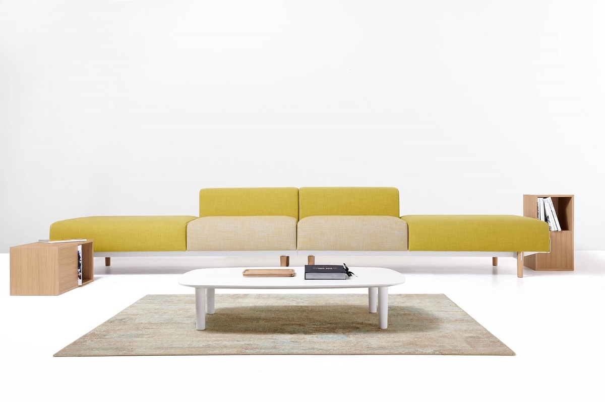 Bread compositions, Linear sofa, modular, for waiting areas and offices