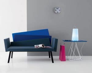 Karina Sof 645, Modern sofa, back with 3 colors, for waiting room