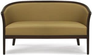 Lione D, Sofa in painted wood, for office and waiting rooms