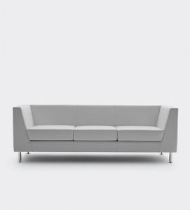 NAXOS, Sofa with clean design, finishes of the highest level, for the living room and office
