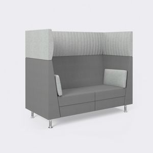 NAXOS ACOUSTIC, Sofas with sides and back raised to allow more privacy