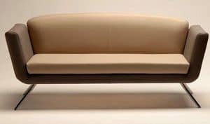 PL 999.02, Sofa covered with fabric or leather, for Waiting rooms