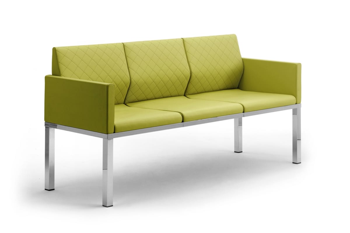 Reparatie mogelijk krom Geestig 3-seater sofa for waiting rooms and offices | IDFdesign