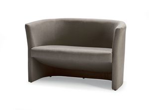 UF 142, Overstuffed sofa with tube shape, for offices