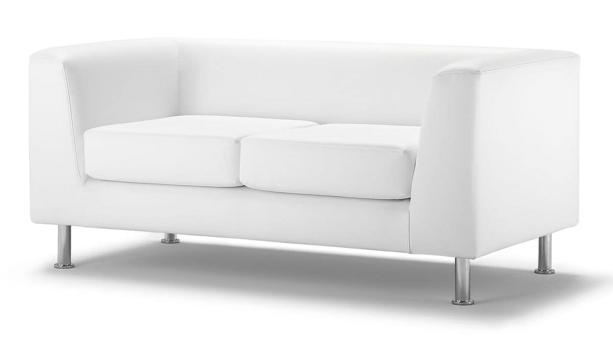 Wait 02, Upholstered 2 seater sofa, for modern office