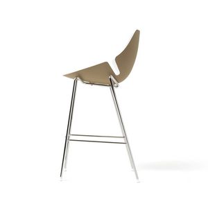 Eon stool fix, Metal stool, in various colors, for reception