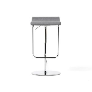 Prince gas low, Stool in chromed metal, with gas lift, for office