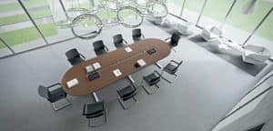 DV803-NOBU 6, meeting table, oval table, modular table Meeting room, Office, Studio