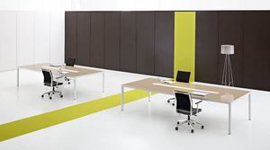 Fattore Alpha Executive comp. 05, Executive desk with glass top