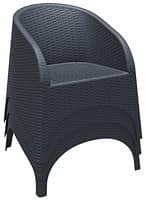 Ariel, Outdoor armchair, stackable, sturdy, durable