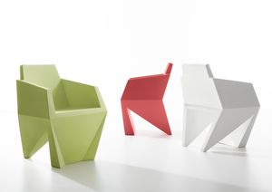 Gemma, Monolithic small armchair, also suitable for outdoor use