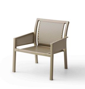 Grand Minush, Armchair with wide seat for outdoor use