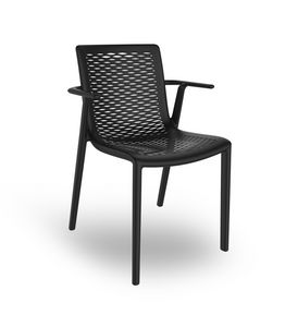 Kiranet-P, Modern stackable chair, different colors, for gardens
