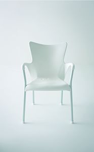 Lady, Stackable, comfortable, durable armchair, for bars and gardens