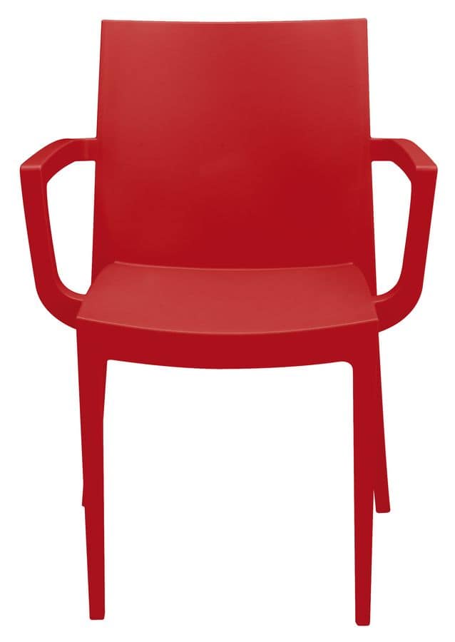 PL 6624, Stacking plastic chair suited for bar