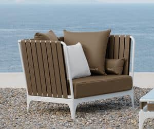 Stripe STIPL, Outdoor armchair, water resistant