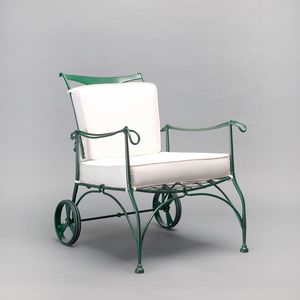 FLORIO GF4005AR, Outdoor armchair with wheels