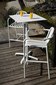 ARIA SG, Stool in painted aluminium, for outdoors