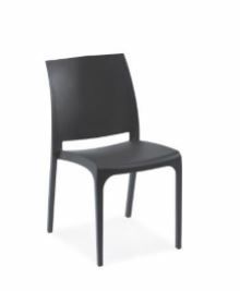 2029, Chair for outdoor bar, in plastic and glass fiber