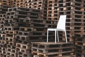 Fabia, Chair in reinforced polypropylene, for outdoor use