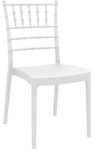 Giuseppina, Stackable chair made of reinforced polypropylene