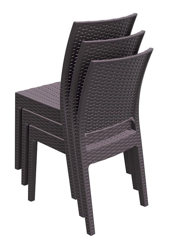 Lipari - S, Robust, modern chair, stackable, for outdoor bar