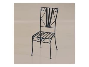 Marco, Outdoor chair made of wrought iron
