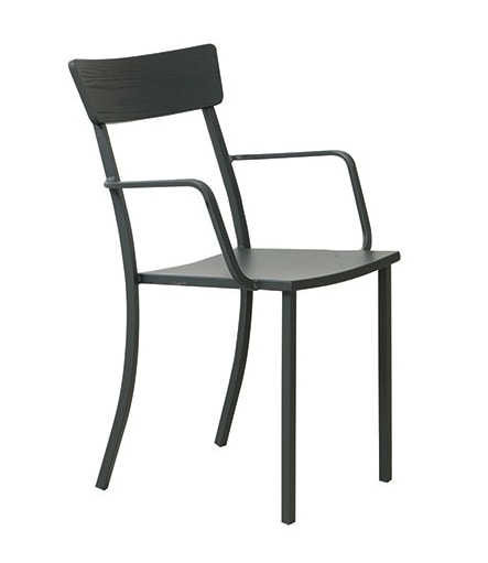 Mogan, Chair with armrests for garden