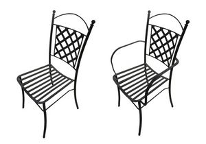 Panarea, Iron chair, for outdoors