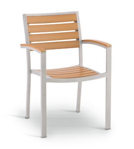 PL 472, Outdoor chair with techno-wood slats