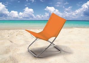 Sea sunchair Rodeo  RO600OXF, Folding chair with Oxford fabric seat suited for beach