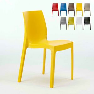 Stackable kitchen bar chair Rome  S6217, Plastic chair, economic, for indoor and outdoor
