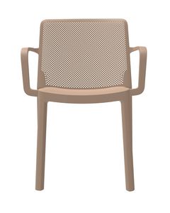 Trilly-P, Outdoor chair with armrests, stackable, in polypropylene