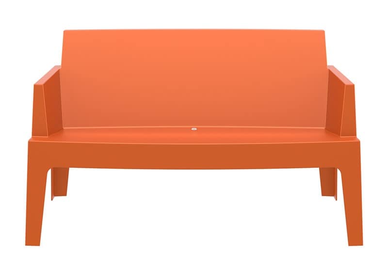 Bella - D, Sofa for outdoor, plastic, stackable, for hotels