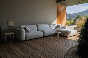 CLOUD, Modular sofa with soft shapes, for outdoor use