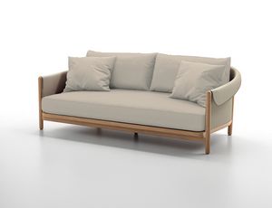 COZY D, Outdoor sofa in teak wood