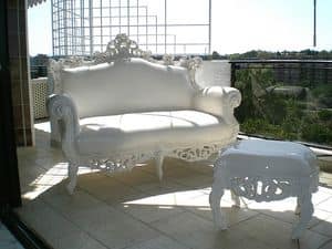 Finlandia Outdoor 453, Baroque sofa for outdoors, weatherproof