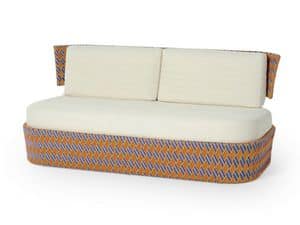 Kente sofa, Colorful sofa, for gardens and terraces