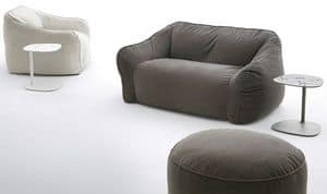 Moon 702 Sofa, Overstuffed sofa, unstructured, for outside