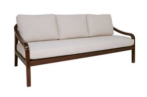 Peninsula 02A9, Outdoor teak sofa, removable cushions