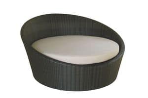 Sentosa 4509, Garden daybed with a round shape