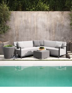 SET COLOMBIA, Outdoor sofa in fast dry foam