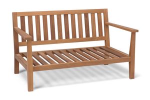 Sofa OF, Outdoor sofa in iroko wood