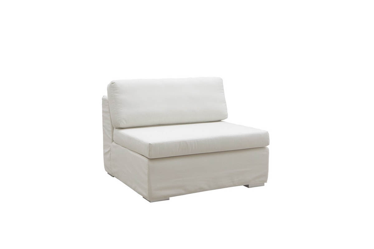 Zefiro 8204 8203, Modular sofa with removable cover, for outdoor use