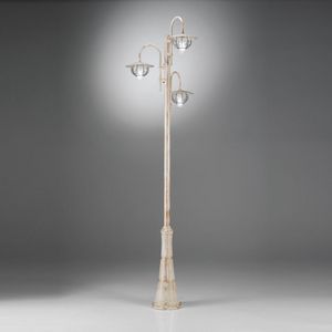 Lampara Ep397-300, Garden lamp with three light diffusers
