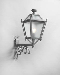 LUNGARNO GL3007AR-1up, Outdoor lantern in gray iron