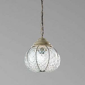 San Stae Es416-030, Elegant outdoor chandelier in Baloton crystal