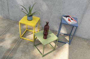 GIN, Low stool / coffee table in metal