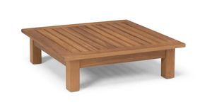 PT coffee table, Coffee table in iroko wood, solid and resistant to atmospheric agents